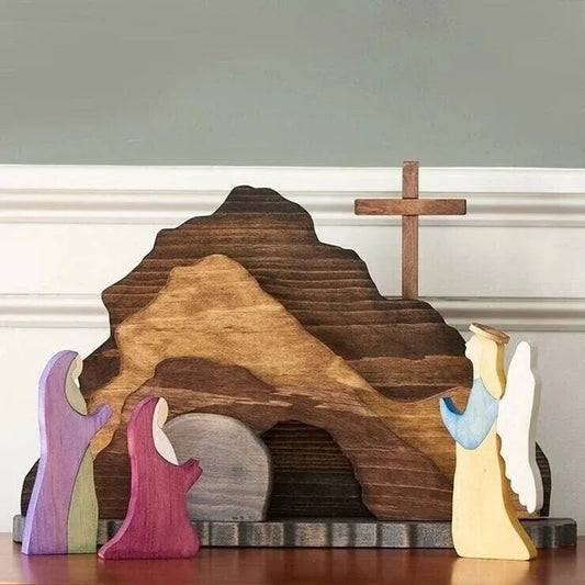 ✝️Easter Scene Wooden Decoration
