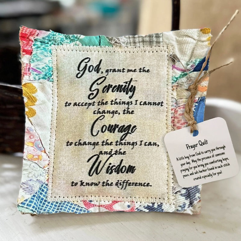 🥰Prayer Quilt with cross inside✝️