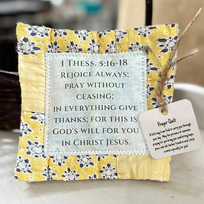 🥰Prayer Quilt with cross inside✝️