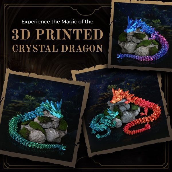 π3D-Printed Articulated Crystal Dragon