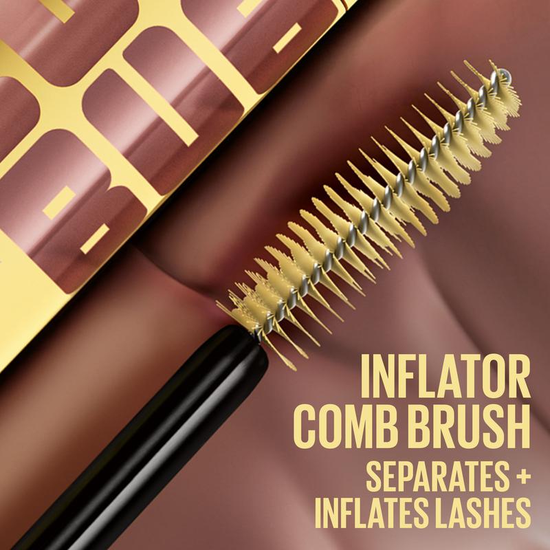 Bubble Washable Mascara, Buildable Mascara Volume and Length Formula for Bold, Separated Lashes