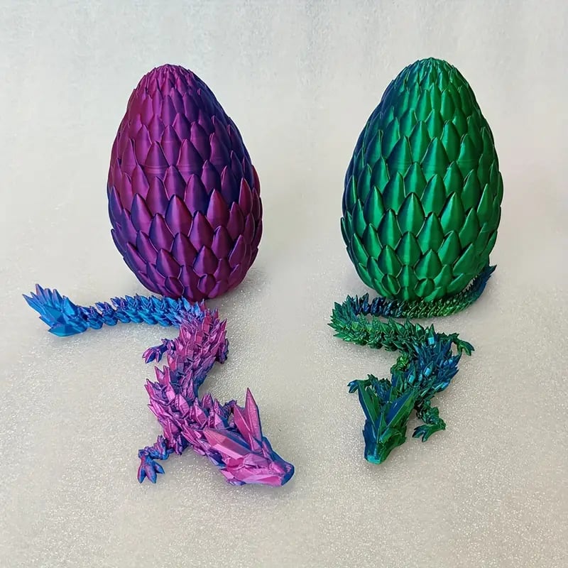 π3D-Printed Articulated Crystal Dragon