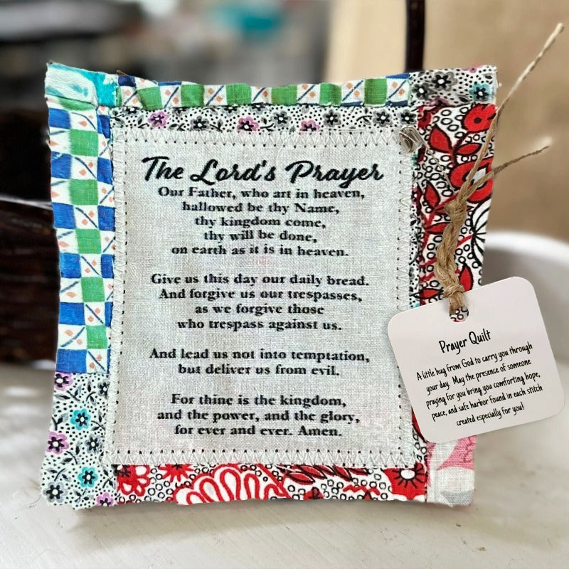 🥰Prayer Quilt with cross inside✝️