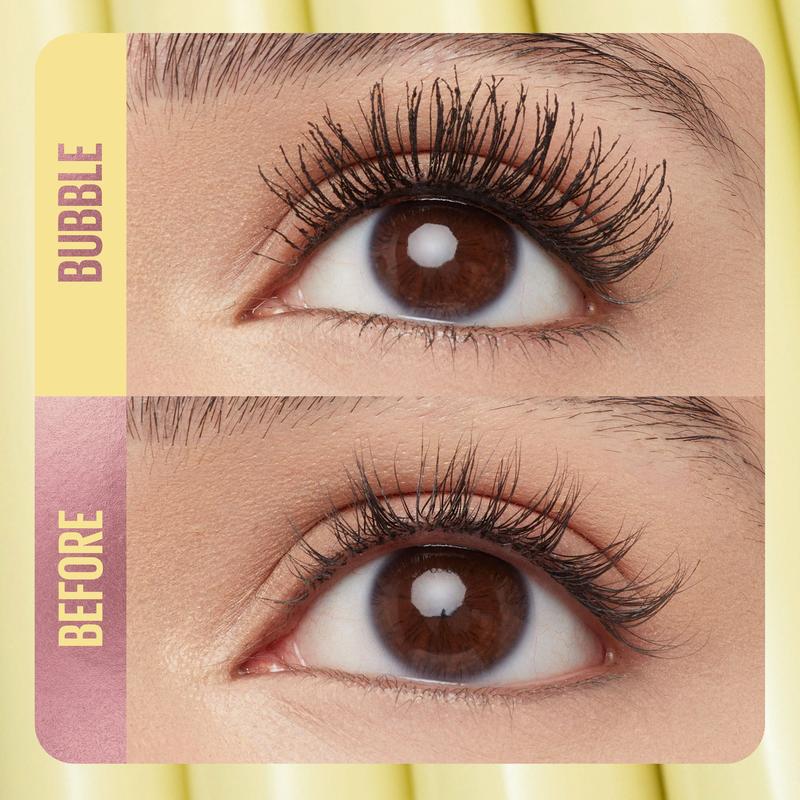 Bubble Washable Mascara, Buildable Mascara Volume and Length Formula for Bold, Separated Lashes