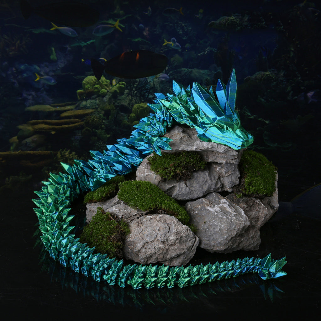 π3D-Printed Articulated Crystal Dragon