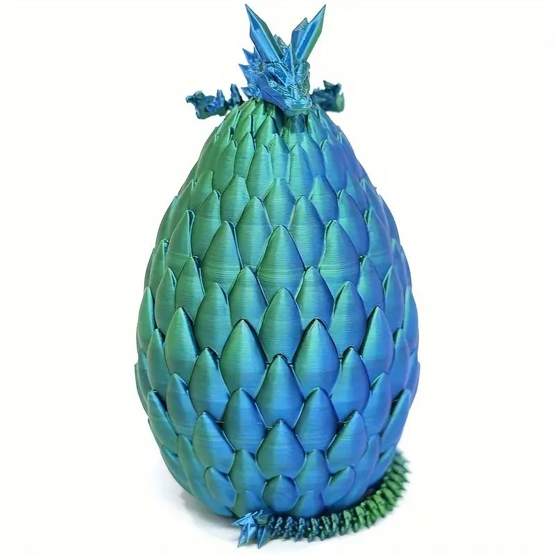 π3D-Printed Articulated Crystal Dragon