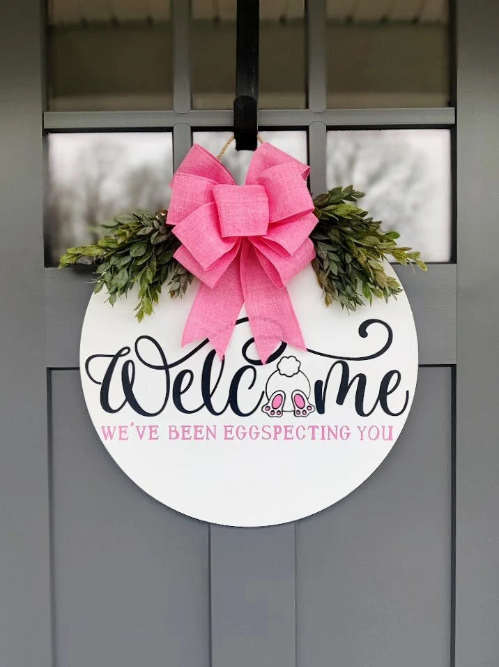 🐰Easter Welcome Bunny Door Sign🌸