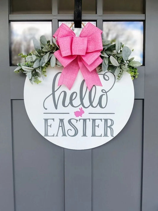 🐰Easter Welcome Bunny Door Sign🌸