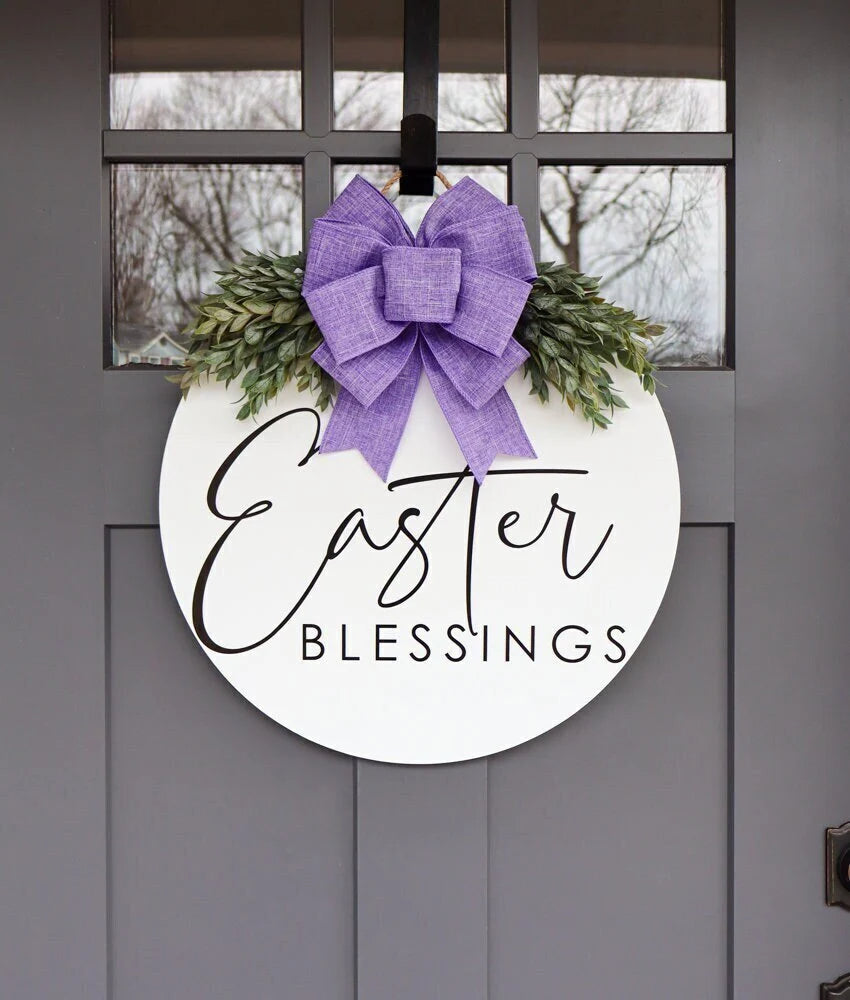 🐰Easter Welcome Bunny Door Sign🌸