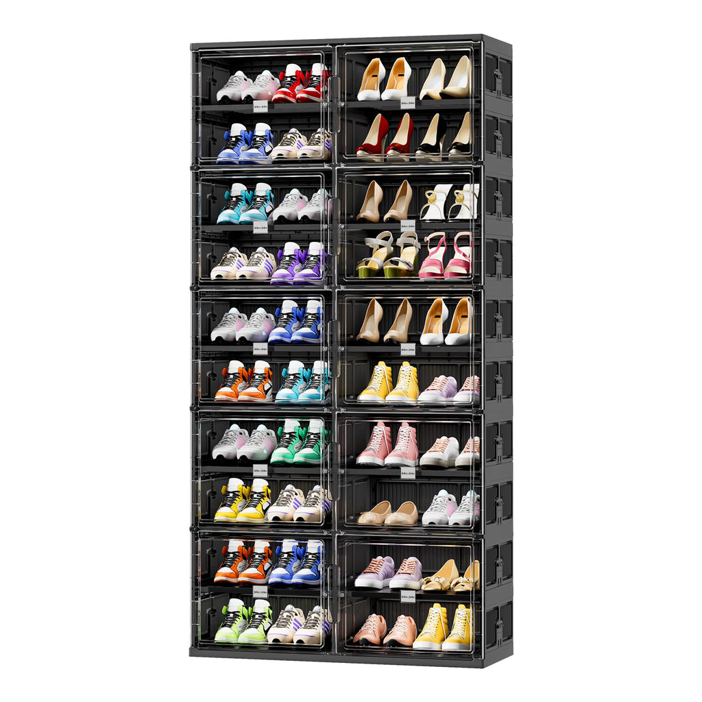 💥Clearance Sale💥Buy 2 Get 2 Free 🔥Foldable Shoe Rack Shoe Box for Closet Entryway