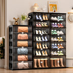 💥Clearance Sale💥Buy 2 Get 2 Free 🔥Foldable Shoe Rack Shoe Box for Closet Entryway