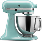 🔥SALE🔥 Tilt-Head Stand Mixer with Pour Fender, 5-Quart Stainless Steel Bowl