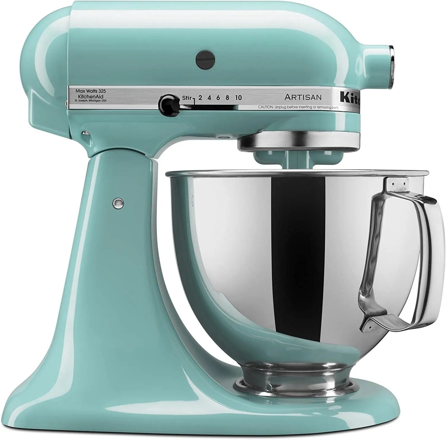 🔥SALE🔥 Tilt-Head Stand Mixer with Pour Fender, 5-Quart Stainless Steel Bowl