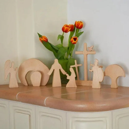 ✝️Easter Scene Wooden Decoration