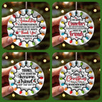 🎁BESTIES CHRISTMAS ROUND ORNAMENT