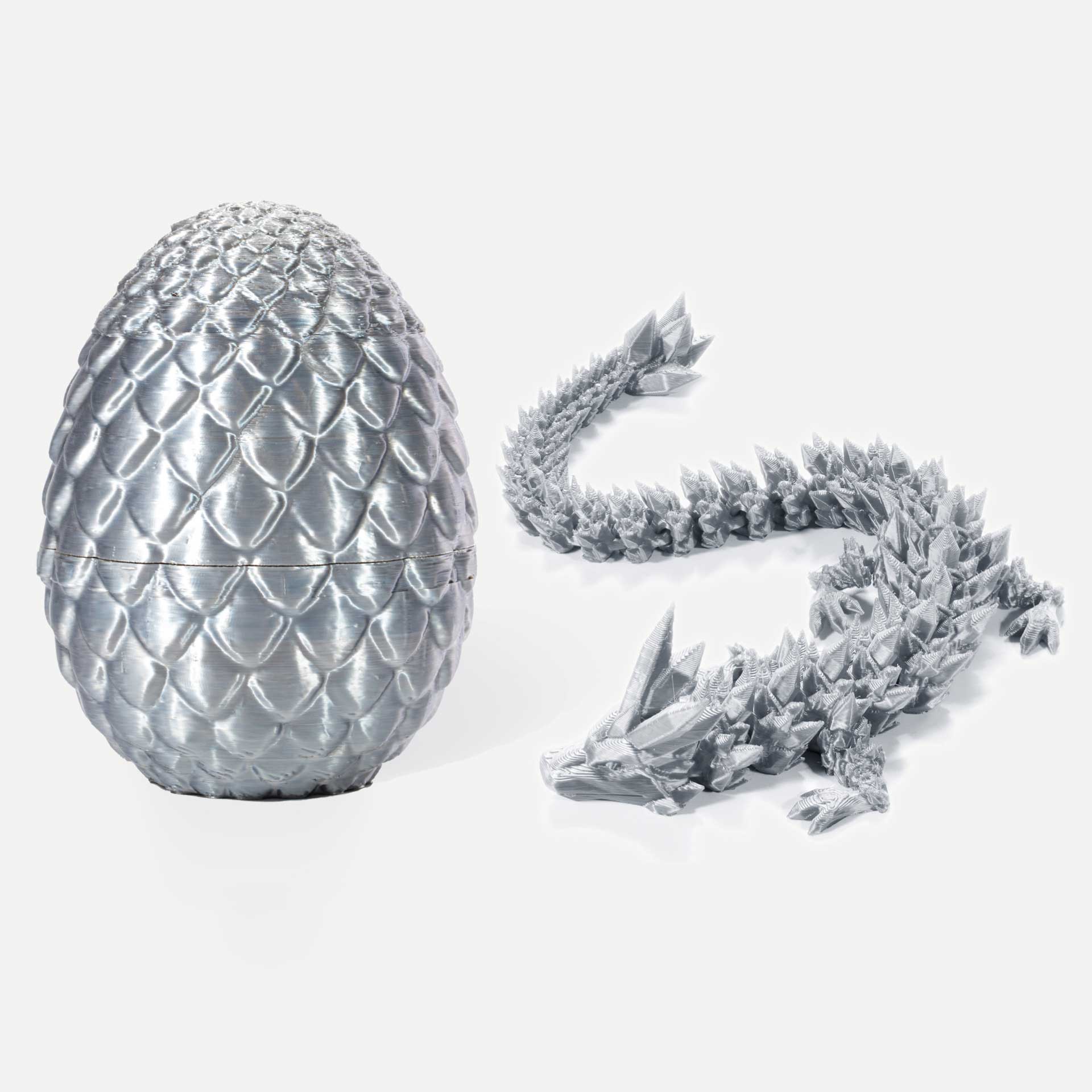 🐉3D-Printed Articulated Crystal Dragon