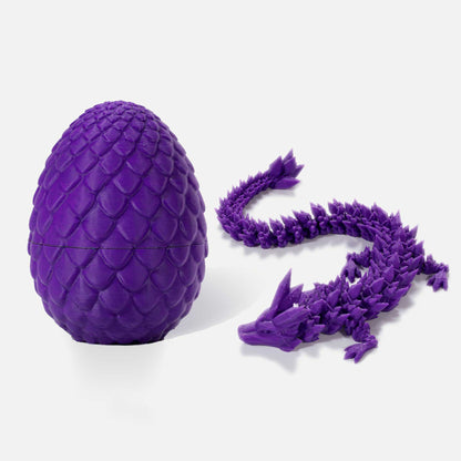 🐉3D-Printed Articulated Crystal Dragon