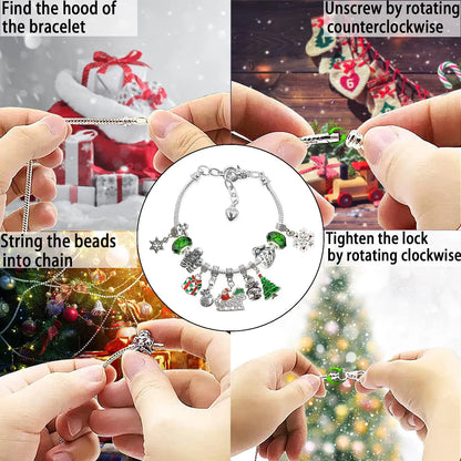 🎁DIY Christmas Advent Calendar Bracelets Set