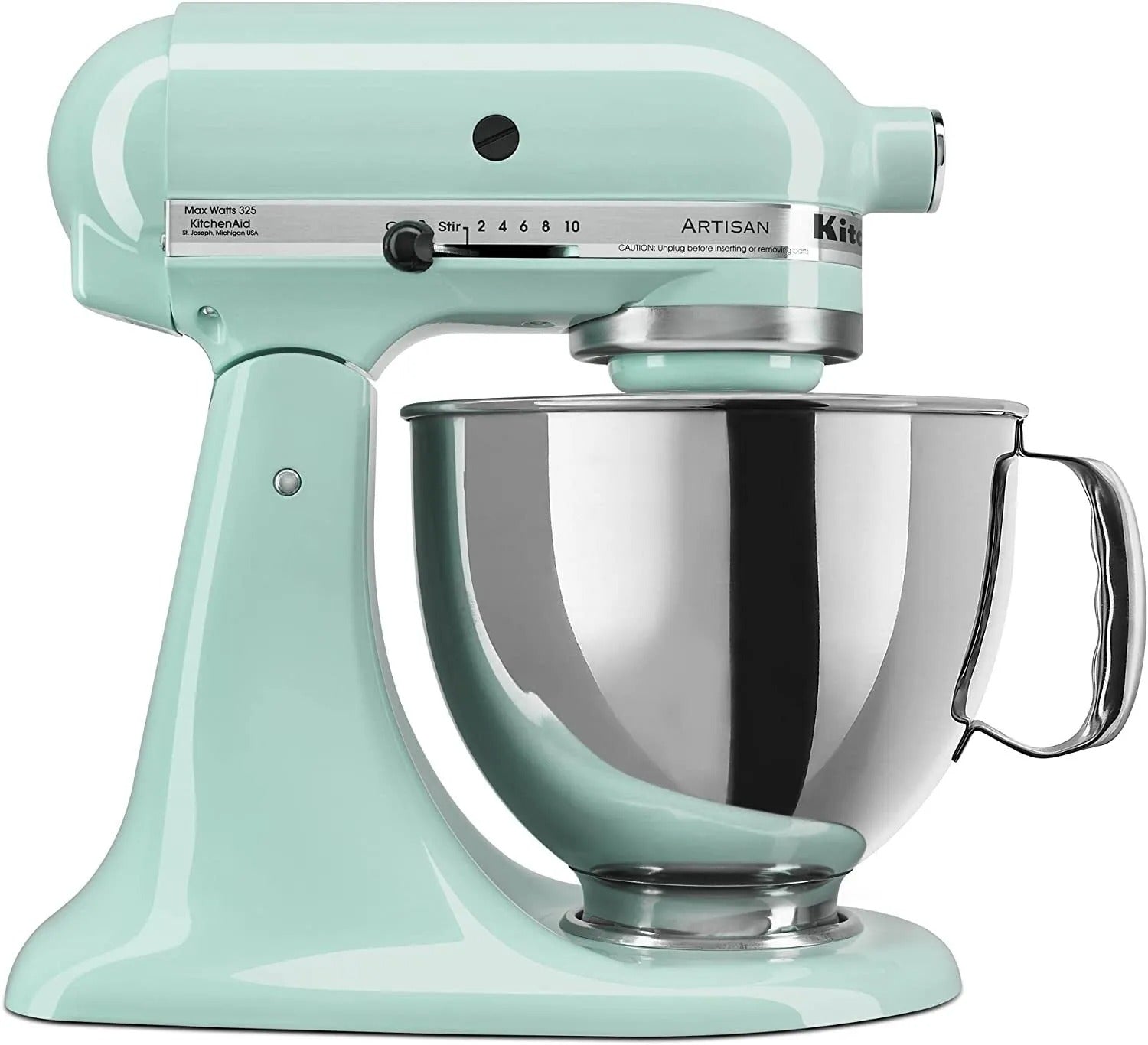 🔥SALE🔥 Tilt-Head Stand Mixer with Pour Fender, 5-Quart Stainless Steel Bowl