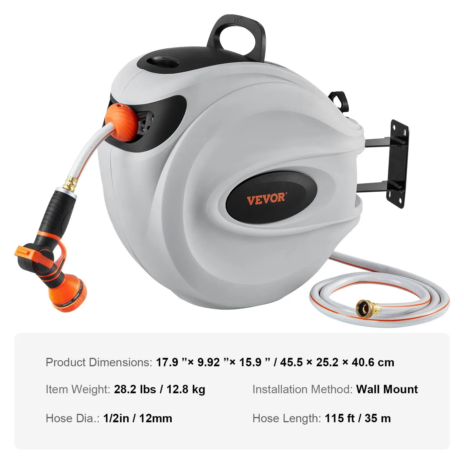💝𝗧𝗼𝗱𝗮𝘆'𝘀 𝗦𝗽𝗲𝗰𝗶𝗮𝗹𝘀💝Buy 2 Get 2 Free💥VEVOR Retractable Hose Reel