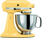🔥SALE🔥 Tilt-Head Stand Mixer with Pour Fender, 5-Quart Stainless Steel Bowl