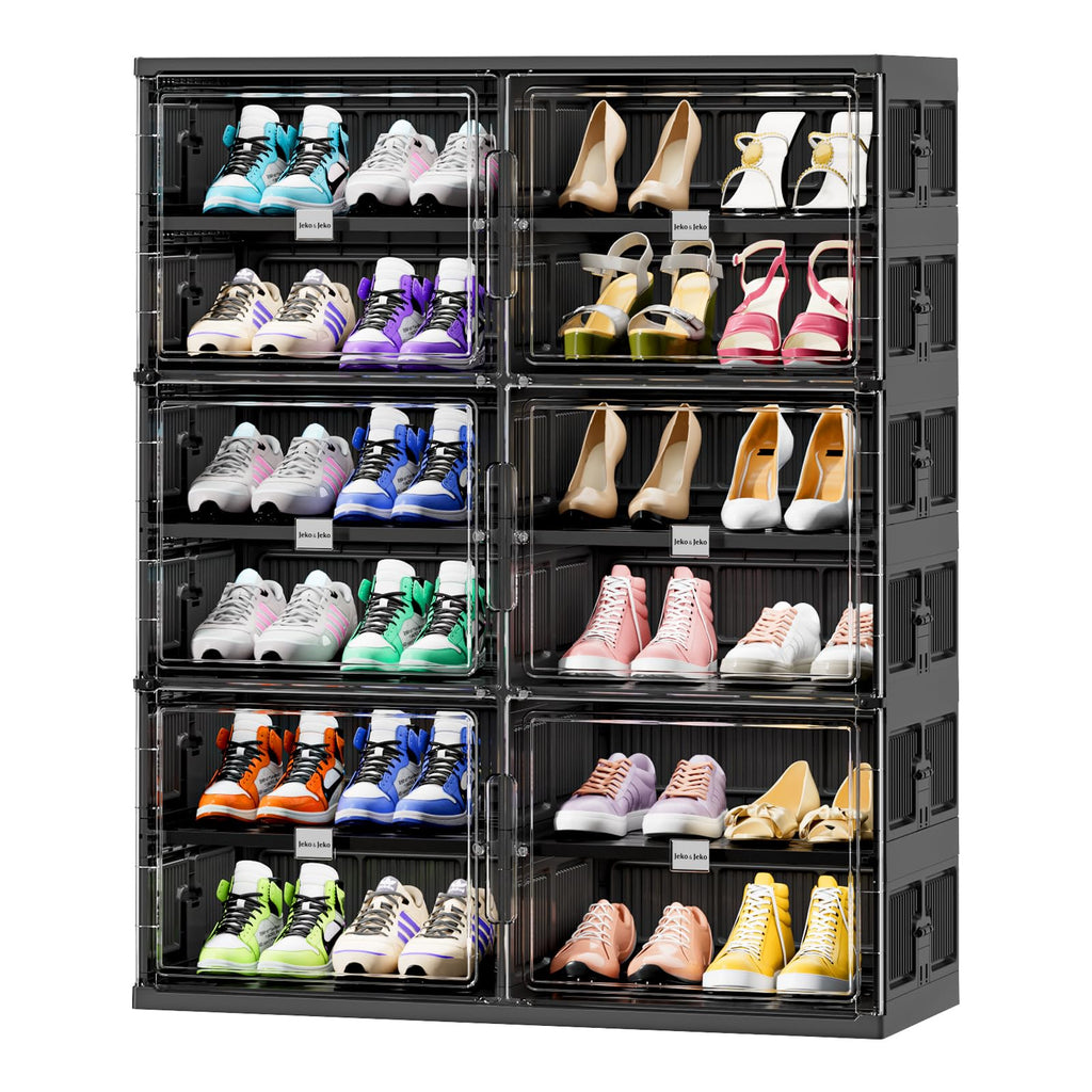 💥Clearance Sale💥Buy 2 Get 2 Free 🔥Foldable Shoe Rack Shoe Box for Closet Entryway