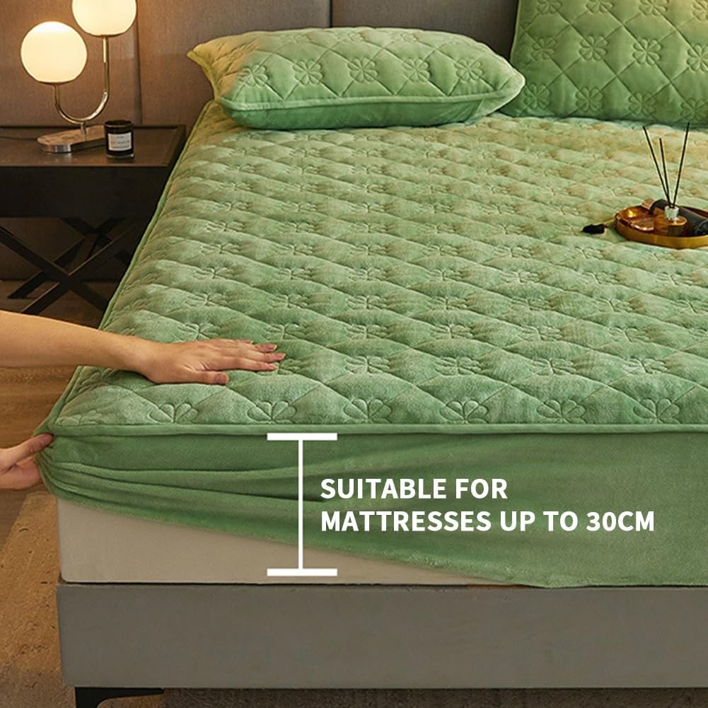 💝𝗧𝗼𝗱𝗮𝘆'𝘀 𝗦𝗽𝗲𝗰𝗶𝗮𝗹𝘀💝Buy 1 Get 2 Free💥Milk fleece Mattress Protector