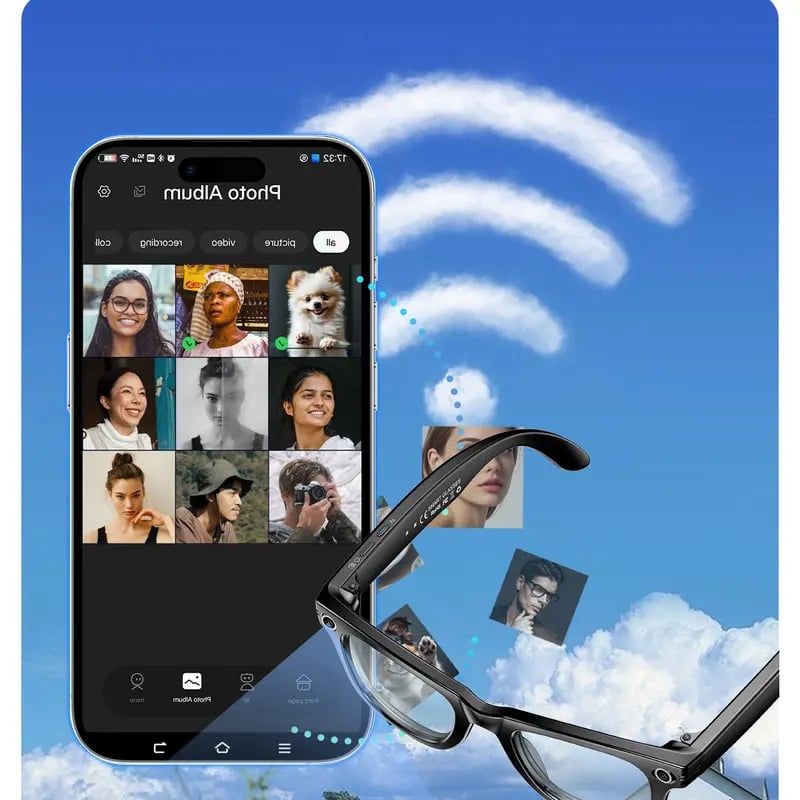 👓Lightweight Smart Glasses with Hands-Free Control Main image