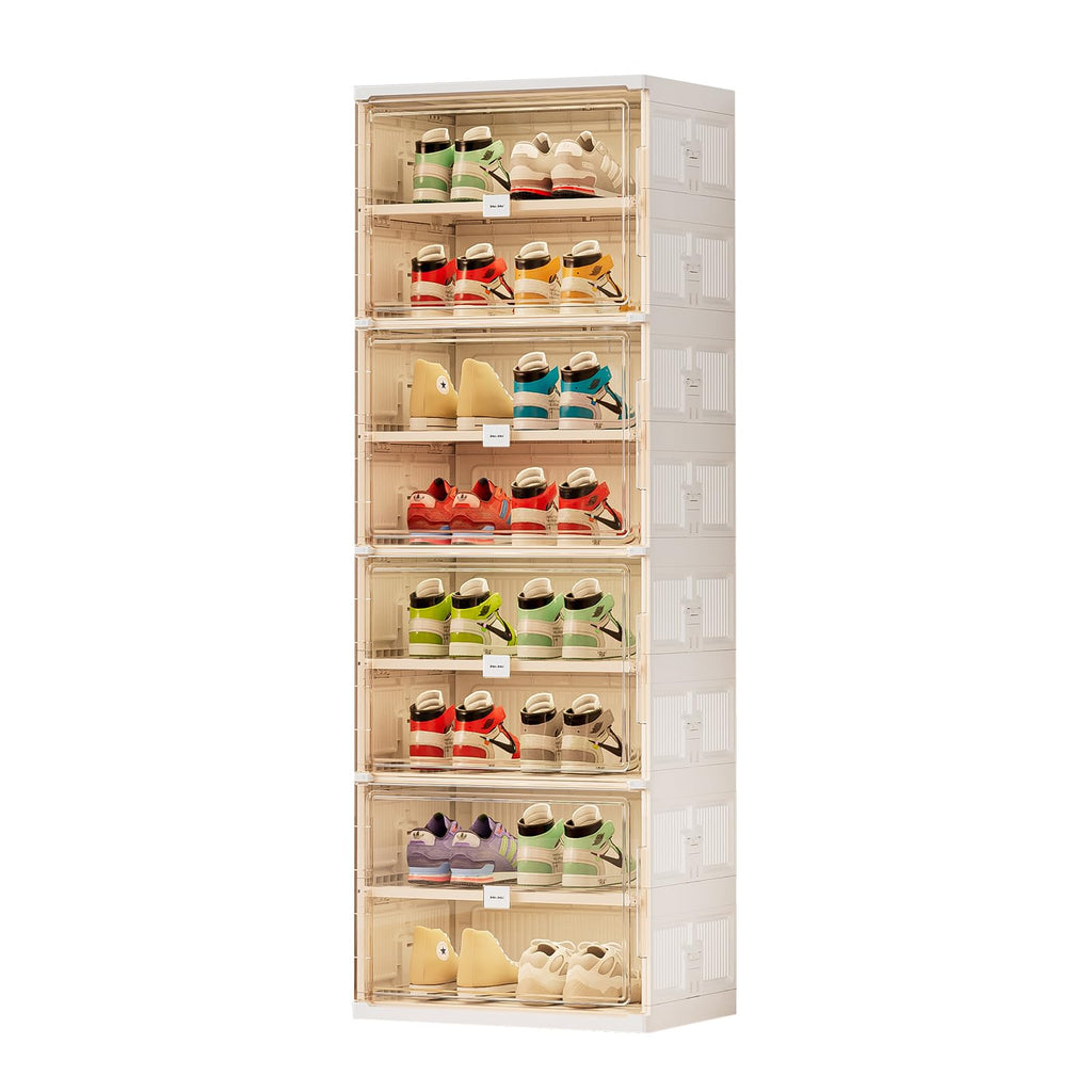 💥Clearance Sale💥Buy 2 Get 2 Free 🔥Foldable Shoe Rack Shoe Box for Closet Entryway