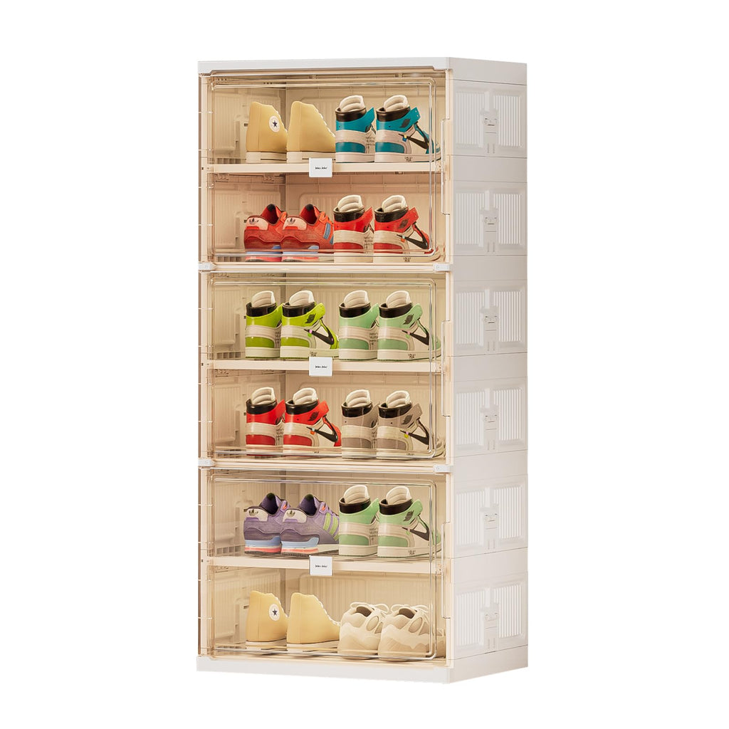 💥Clearance Sale💥Buy 2 Get 2 Free 🔥Foldable Shoe Rack Shoe Box for Closet Entryway