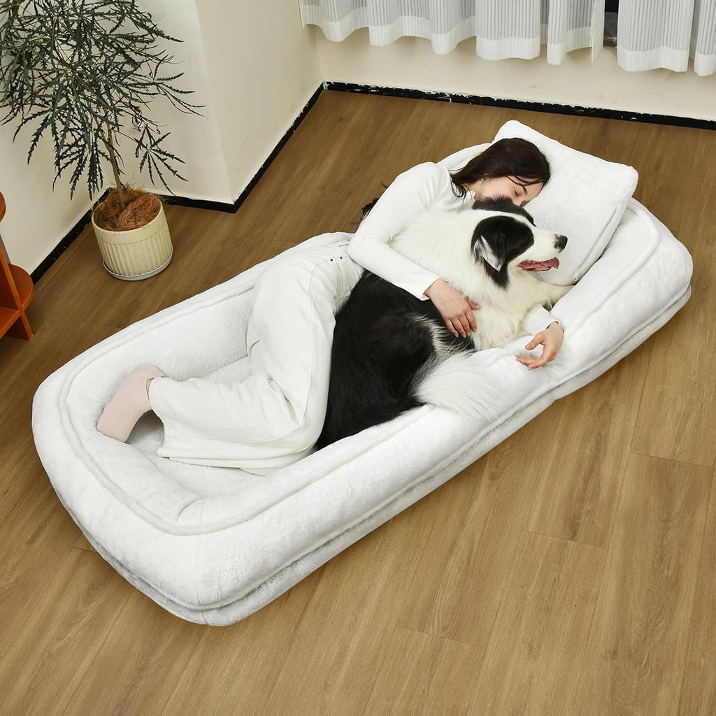 💥 Clearance Sale - Human Dog Bed 🛋️✨ Adjustable Lounge 🐶