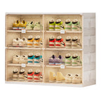 💥Clearance Sale💥Buy 2 Get 2 Free 🔥Foldable Shoe Rack Shoe Box for Closet Entryway