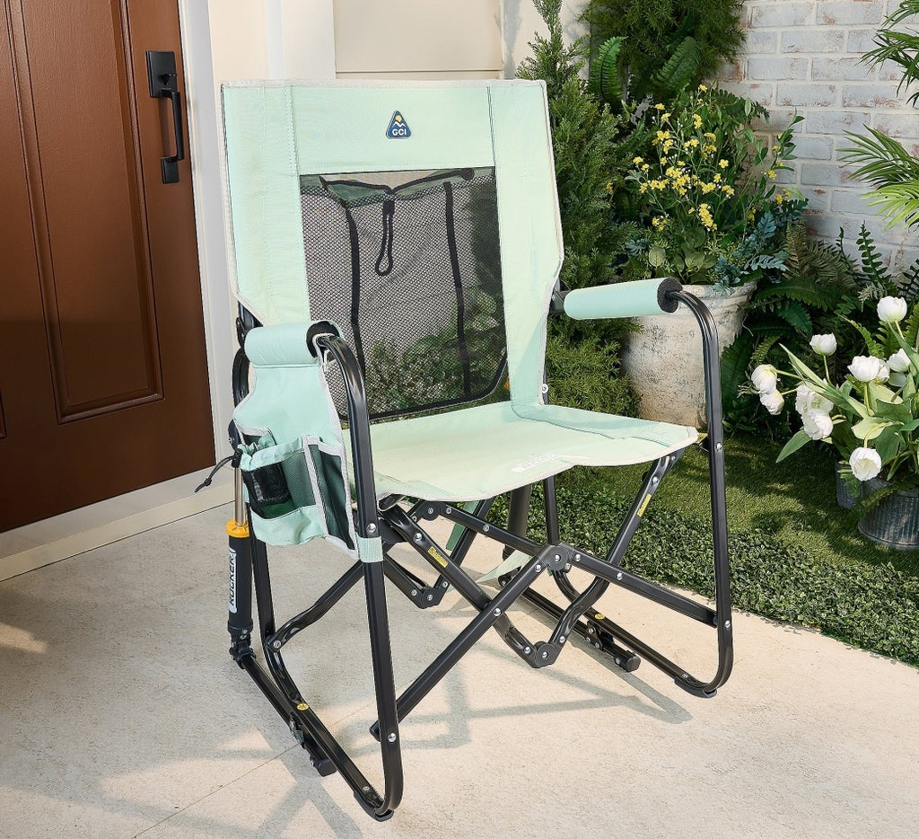 💝Special Offer💥Outdoor Pack Away Portable Rocking Chair✅400-lb Weight Capacity