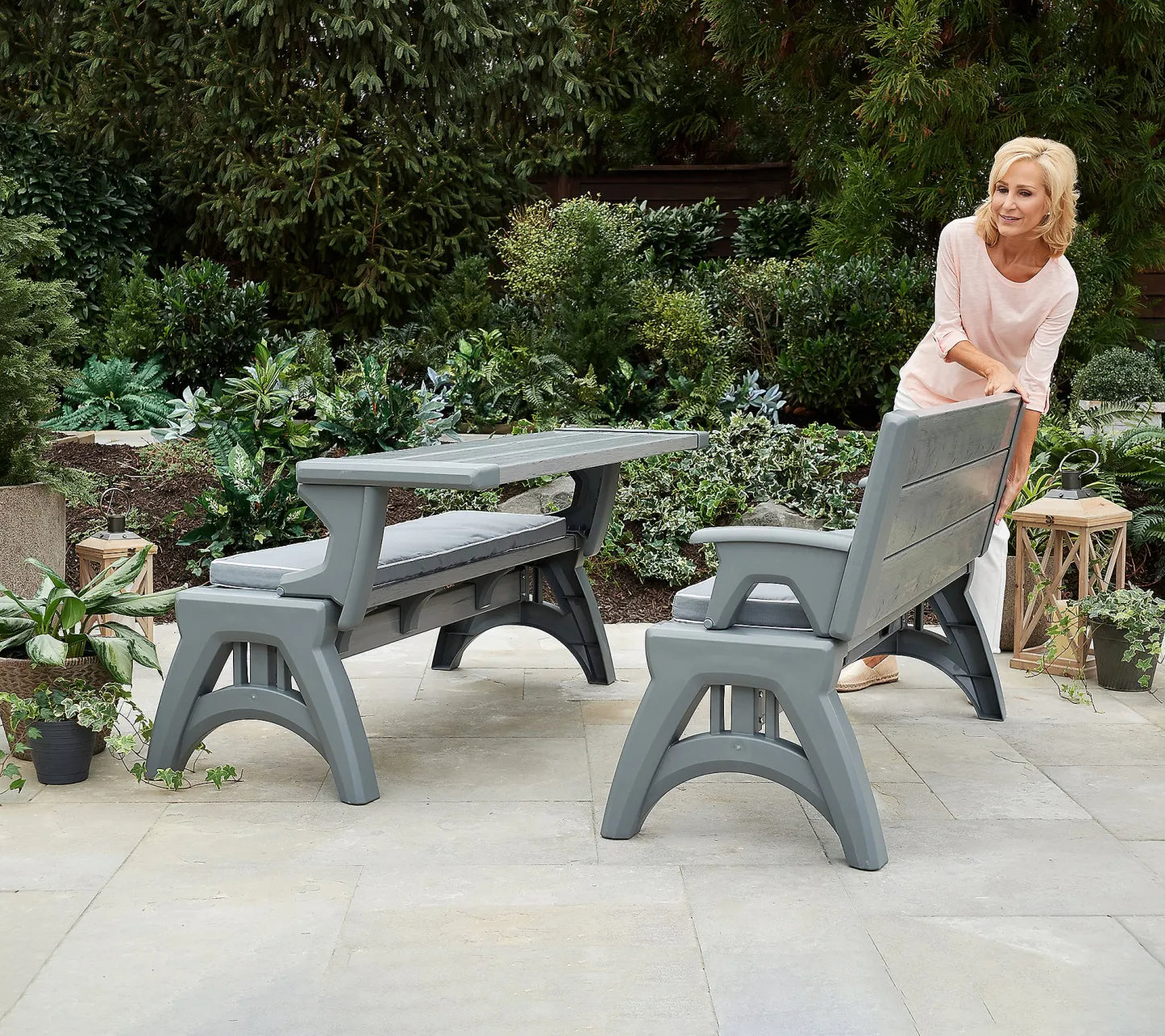 💝Buy 2 get 2 free💥Convert-a-Bench Gen II XL Designer Series Bench-to-Table