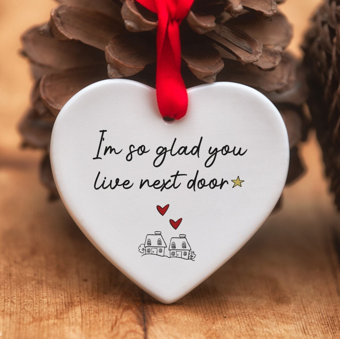 Friendship Heart Hanging Ornament Main image