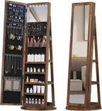 💝𝗧𝗼𝗱𝗮𝘆'𝘀 𝗦𝗽𝗲𝗰𝗶𝗮𝗹𝘀💝Buy 2 Get 2 Free💥Full Length Mirror Jewelry Armoire with LED Lights