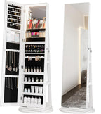 💝𝗧𝗼𝗱𝗮𝘆'𝘀 𝗦𝗽𝗲𝗰𝗶𝗮𝗹𝘀💝Buy 2 Get 2 Free💥Full Length Mirror Jewelry Armoire with LED Lights