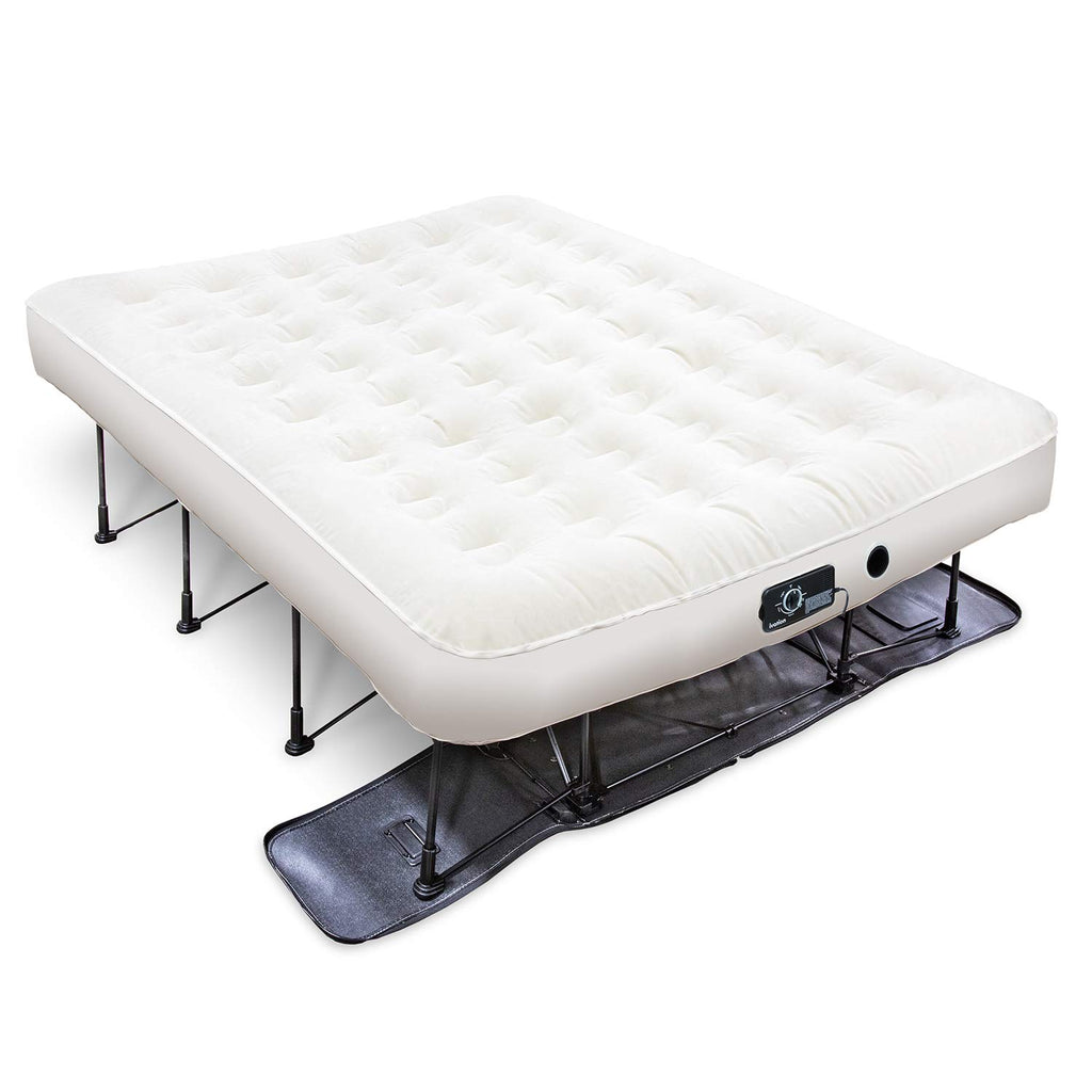 💝Last Day Clearance Sale-Air Mattress with Frame & Rolling Case