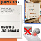 💥Clearance Sale🚀Rotating Puzzle Board with Drawers and Cover.Tilt&Lazy Susan