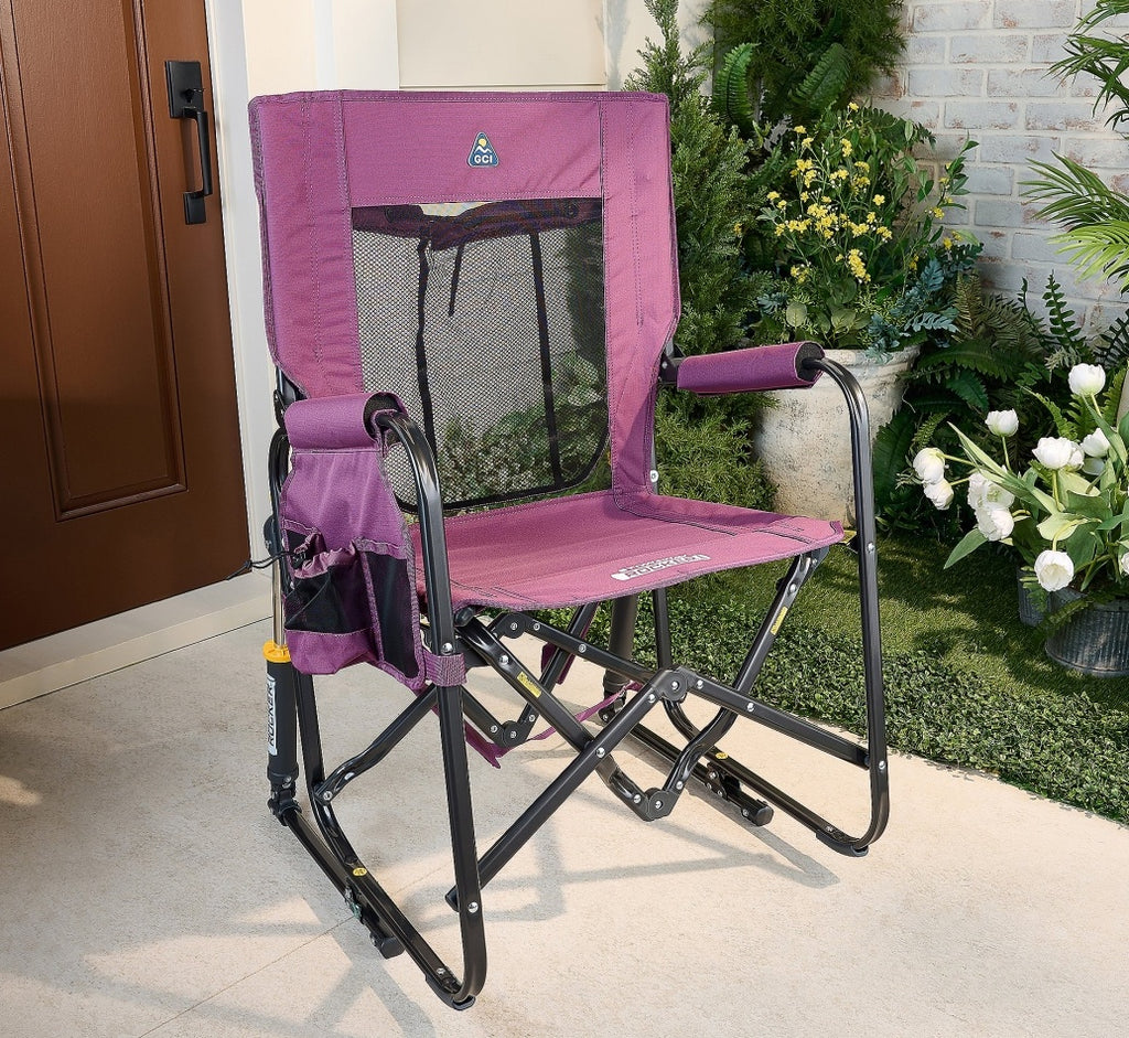 💝Special Offer💥Outdoor Pack Away Portable Rocking Chair✅400-lb Weight Capacity
