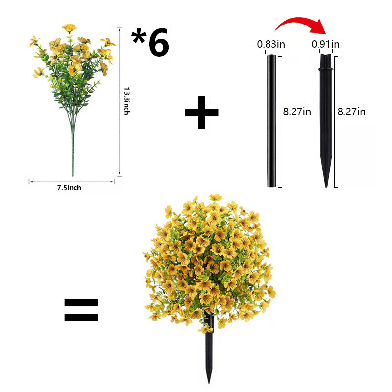 🌺Mother's Day 49% OFF🌱Outdoor/Indoor UV Resistant & Waterproof Artificial Flower Decor Secondary image