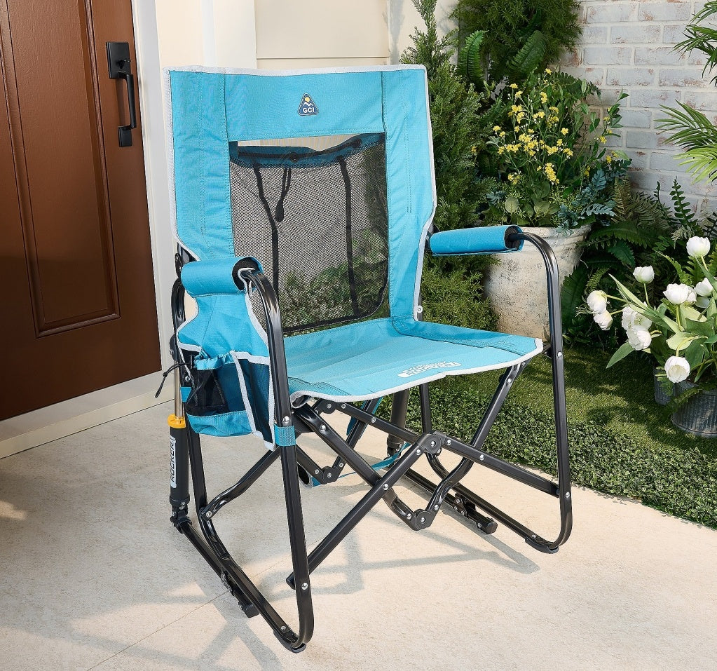 💝Special Offer💥Outdoor Pack Away Portable Rocking Chair✅400-lb Weight Capacity