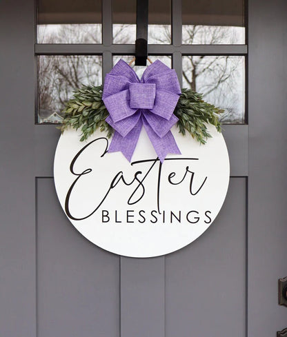 🐰Easter Welcome Bunny Door Sign🌸