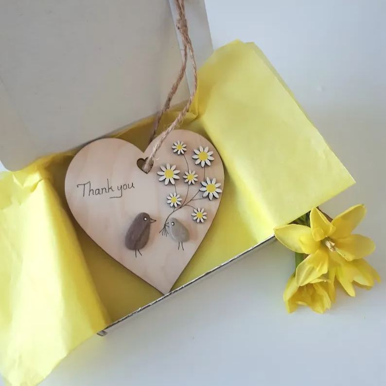 ✨Wooden Heart Decoration❤ Secondary image