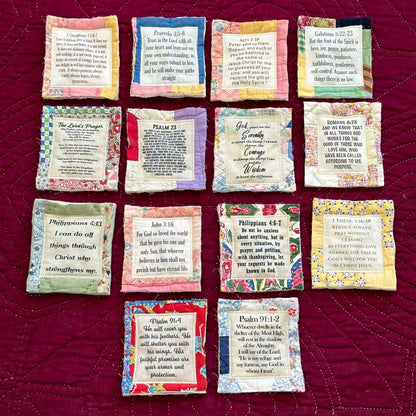 🥰Prayer Quilt with cross inside✝️